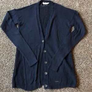 Navy Hollister Cardigan